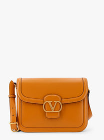 Valentino Women's Valentino Garavani 9TO5 Leather Shoulder Bag Gold