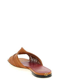 Valentino Valentino Garavani Annet Slides Brown