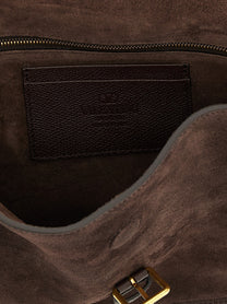Valentino Valentino Garavani Antibes Shoulder Bag Brown