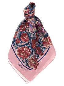 Valentino Valentino Garavani Après Lhiver Poppies Scarf Blue