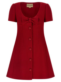 Valentino Valentino Garavani Bow Dress Red