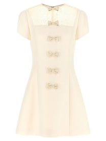 Valentino Valentino Garavani Bow Dress White