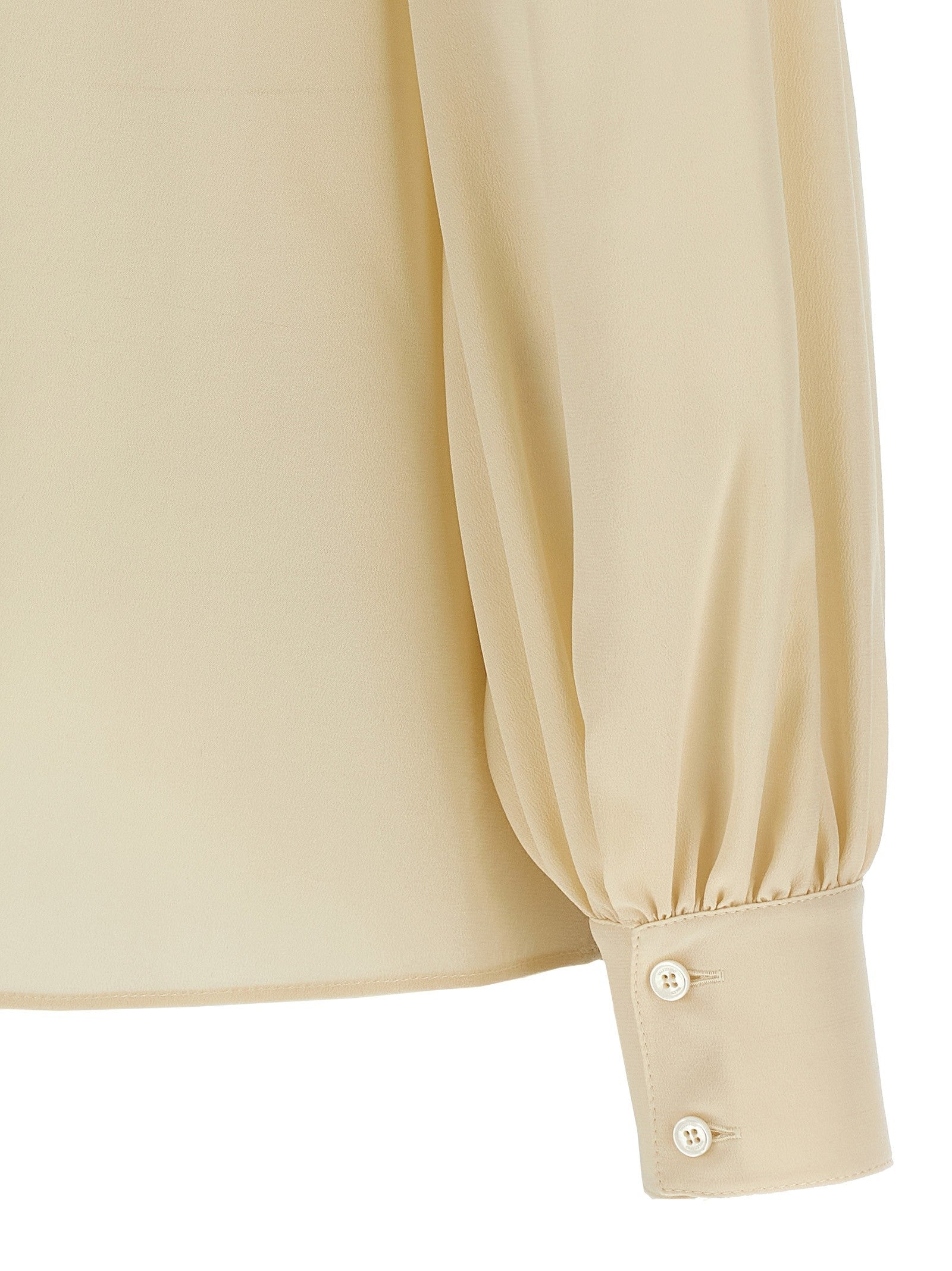 Valentino Valentino Garavani Bow Shirt Beige