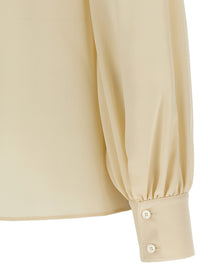 Valentino Valentino Garavani Bow Shirt Beige