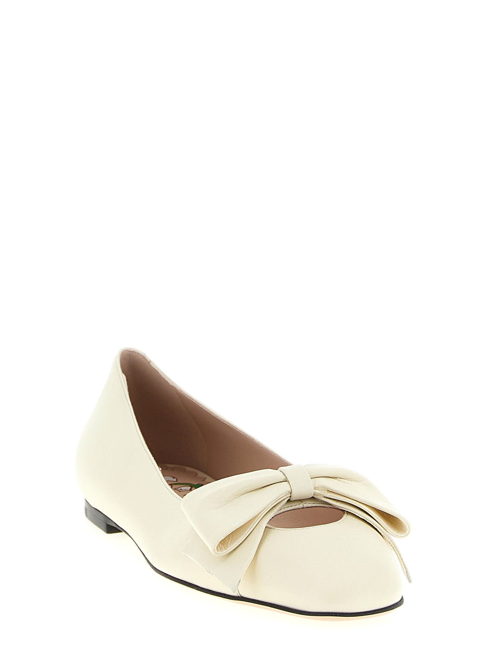 Valentino Valentino Garavani Bowow Ballet Flats White