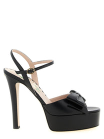 Valentino Valentino Garavani Bowow Sandals Black