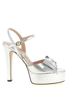 Valentino Valentino Garavani Bowow Sandals Silver