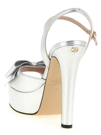 Valentino Valentino Garavani Bowow Sandals Silver