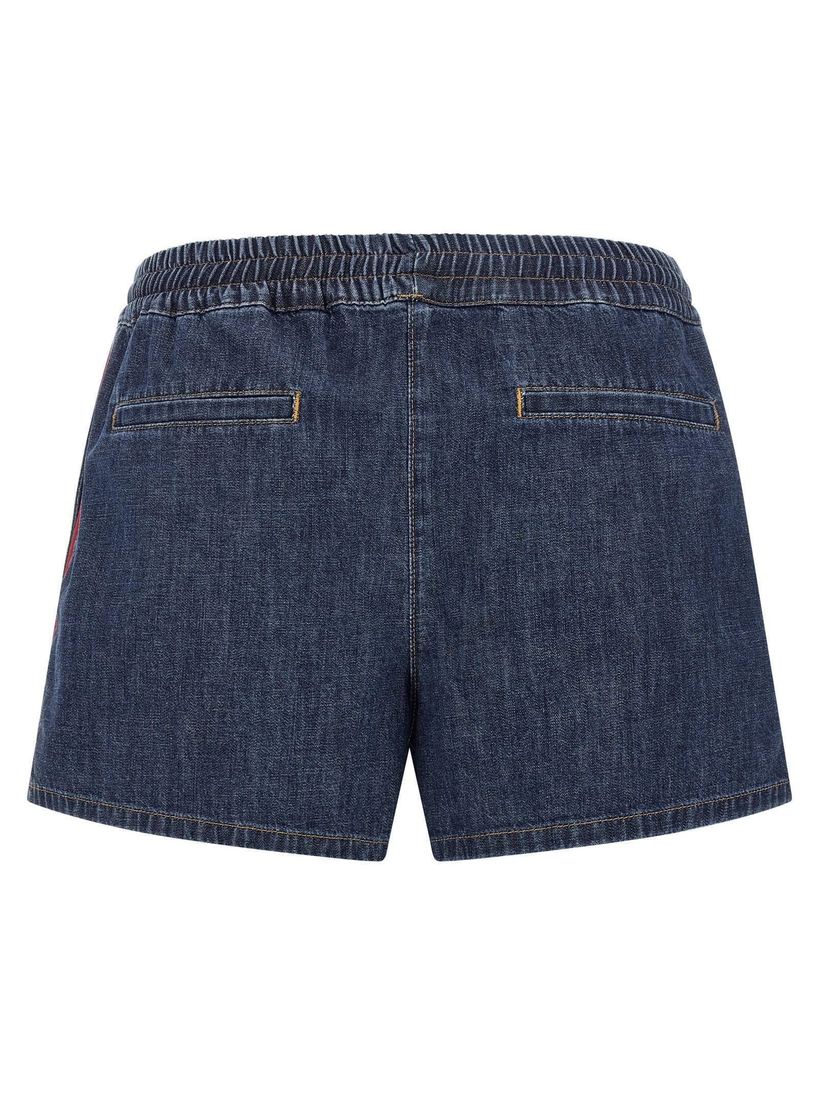 Valentino Valentino Garavani Chambray Denim Shorts Blue