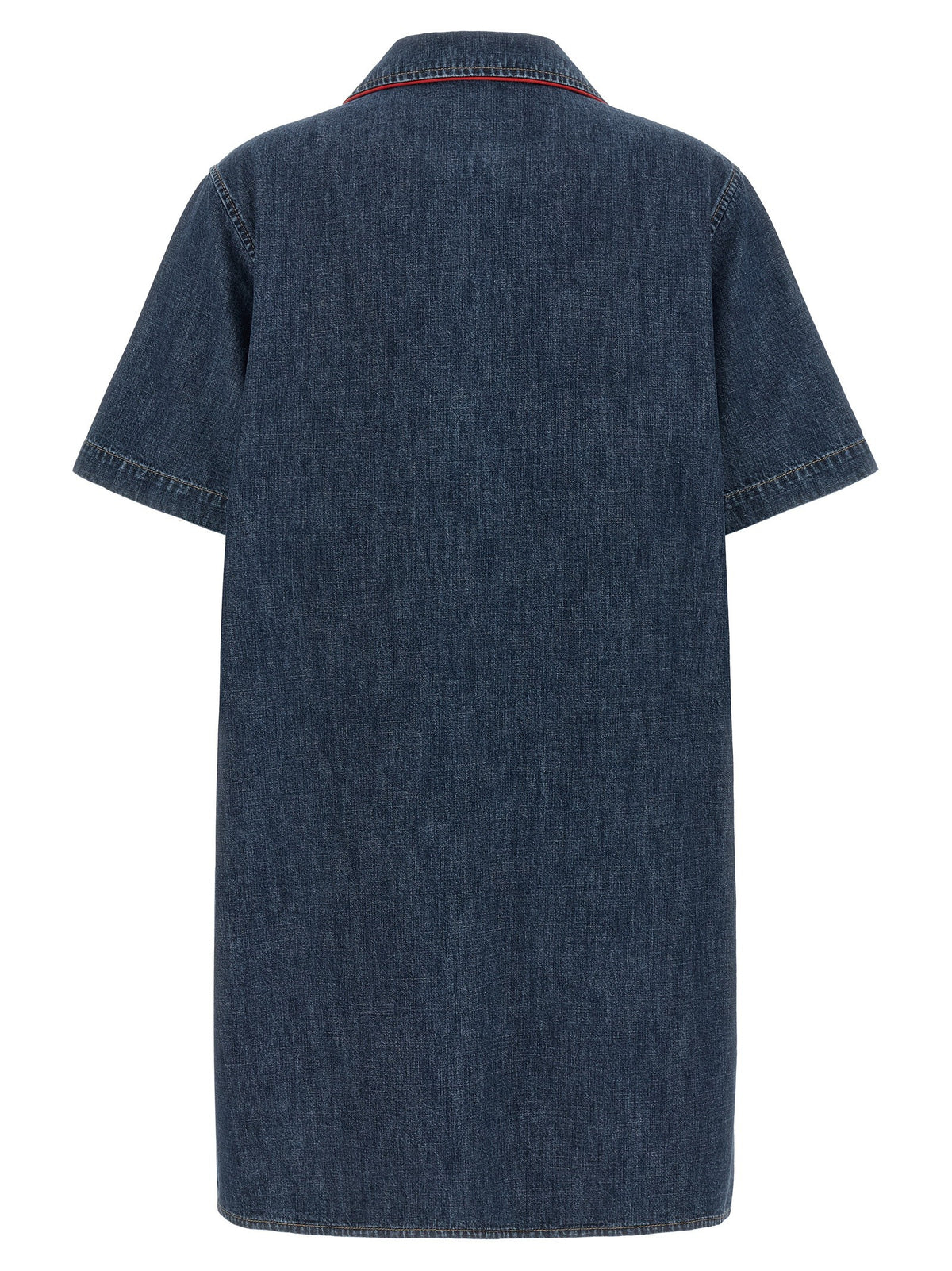 Valentino Valentino Garavani Chambray Vlogo Denim Dress Blue, view 2