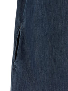 Valentino Valentino Garavani Chambray Vlogo Denim Dress Blue, view 5