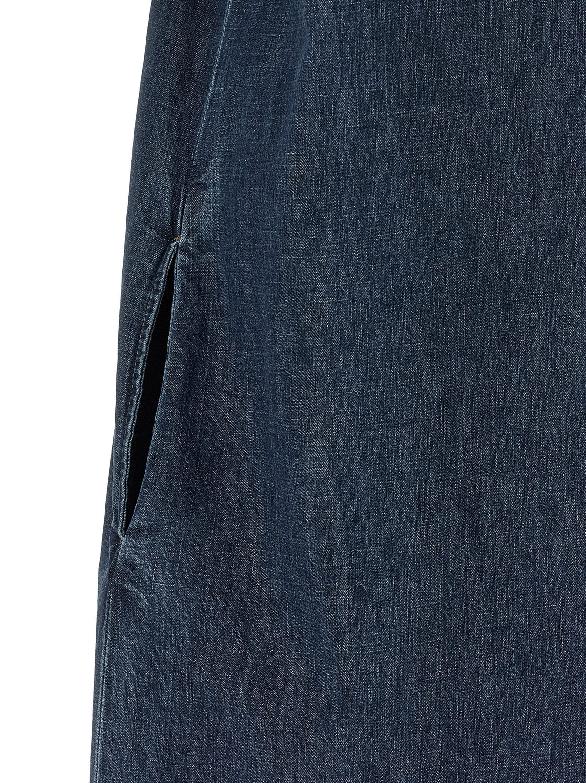 Valentino Valentino Garavani Chambray Vlogo Denim Dress Blue, view 5