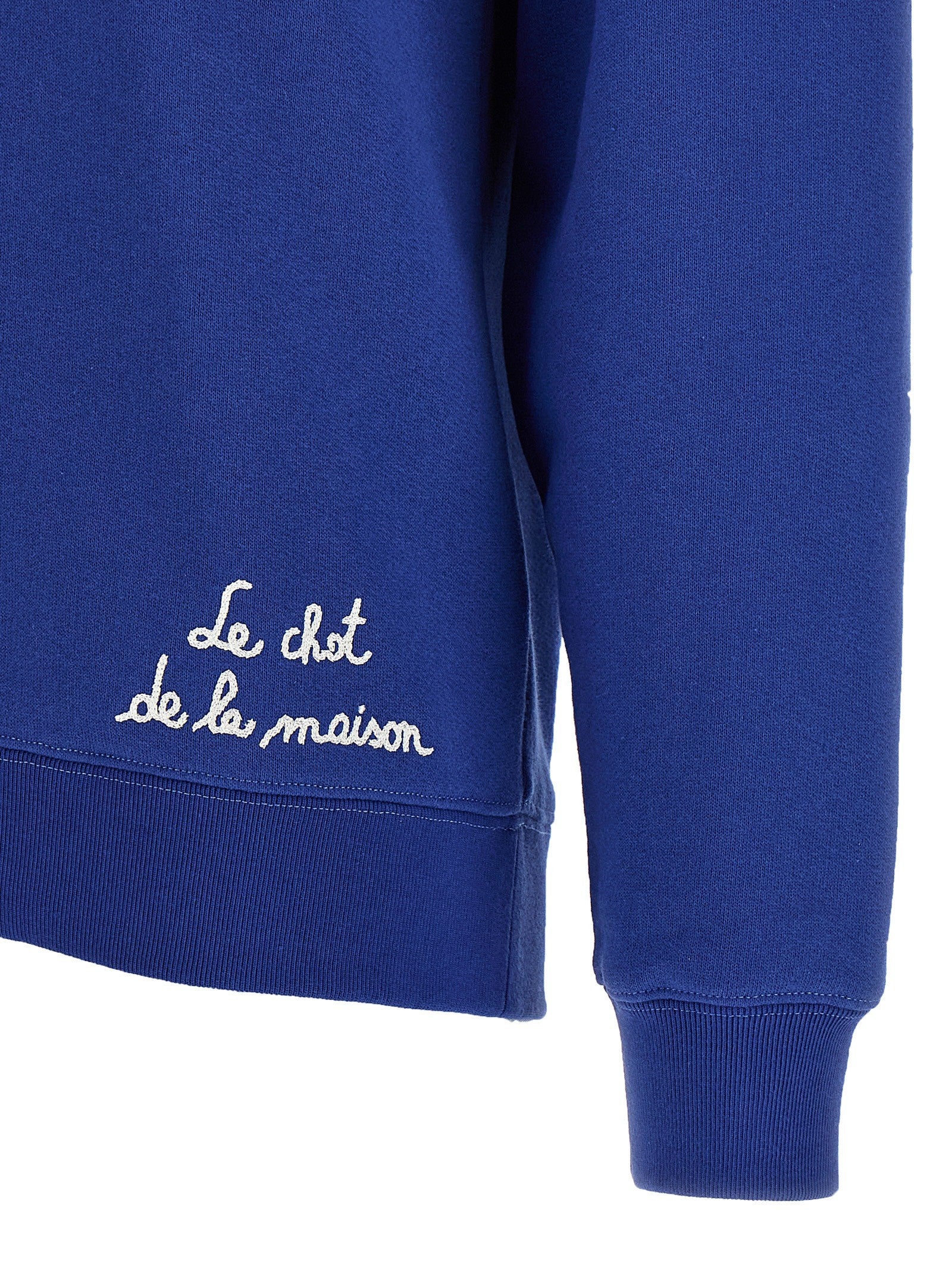 Valentino Valentino Garavani Chat De La Maison Sweatshirt Blue
