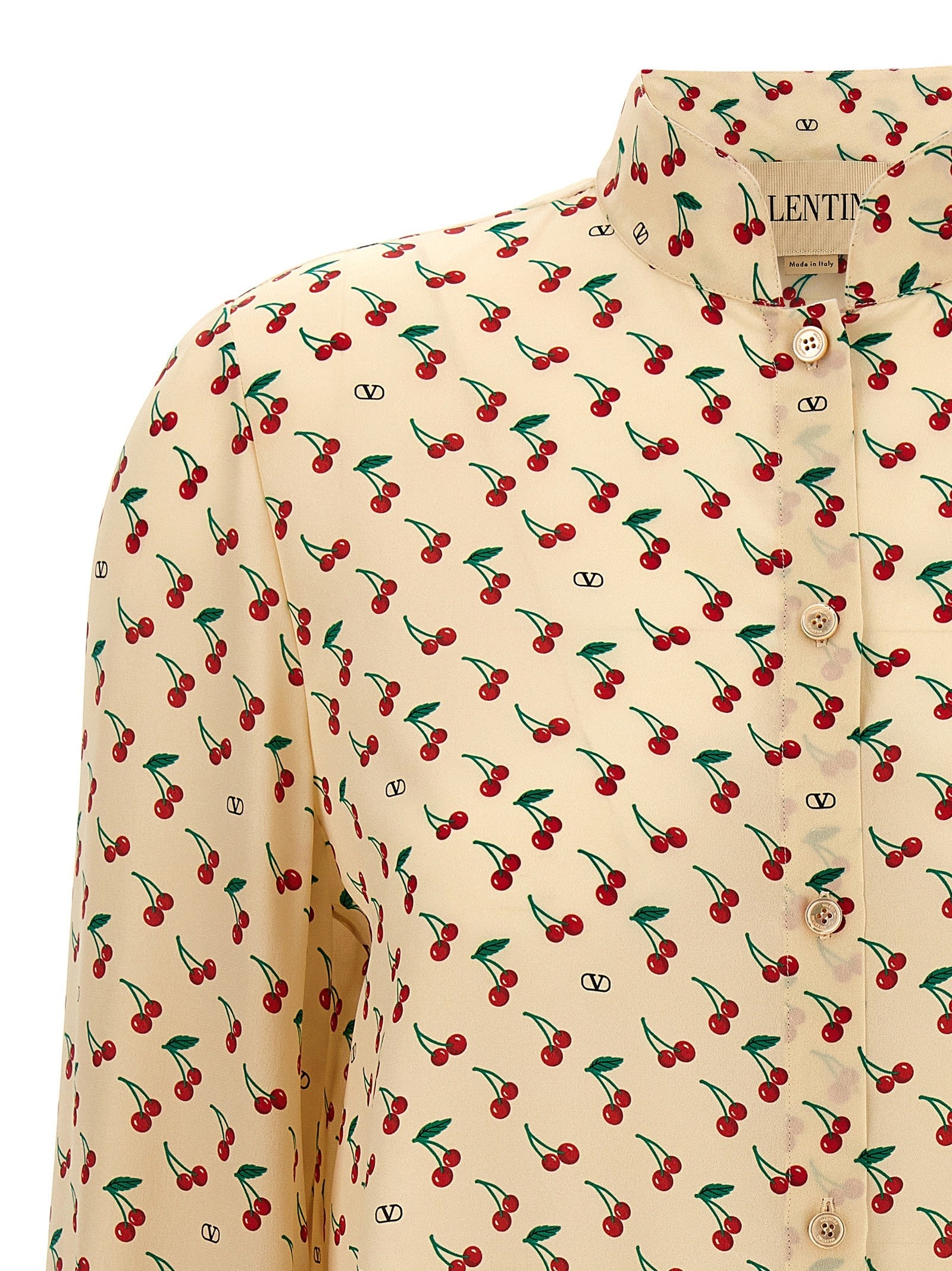 Valentino Valentino Garavani Cherryfic Shirt Beige