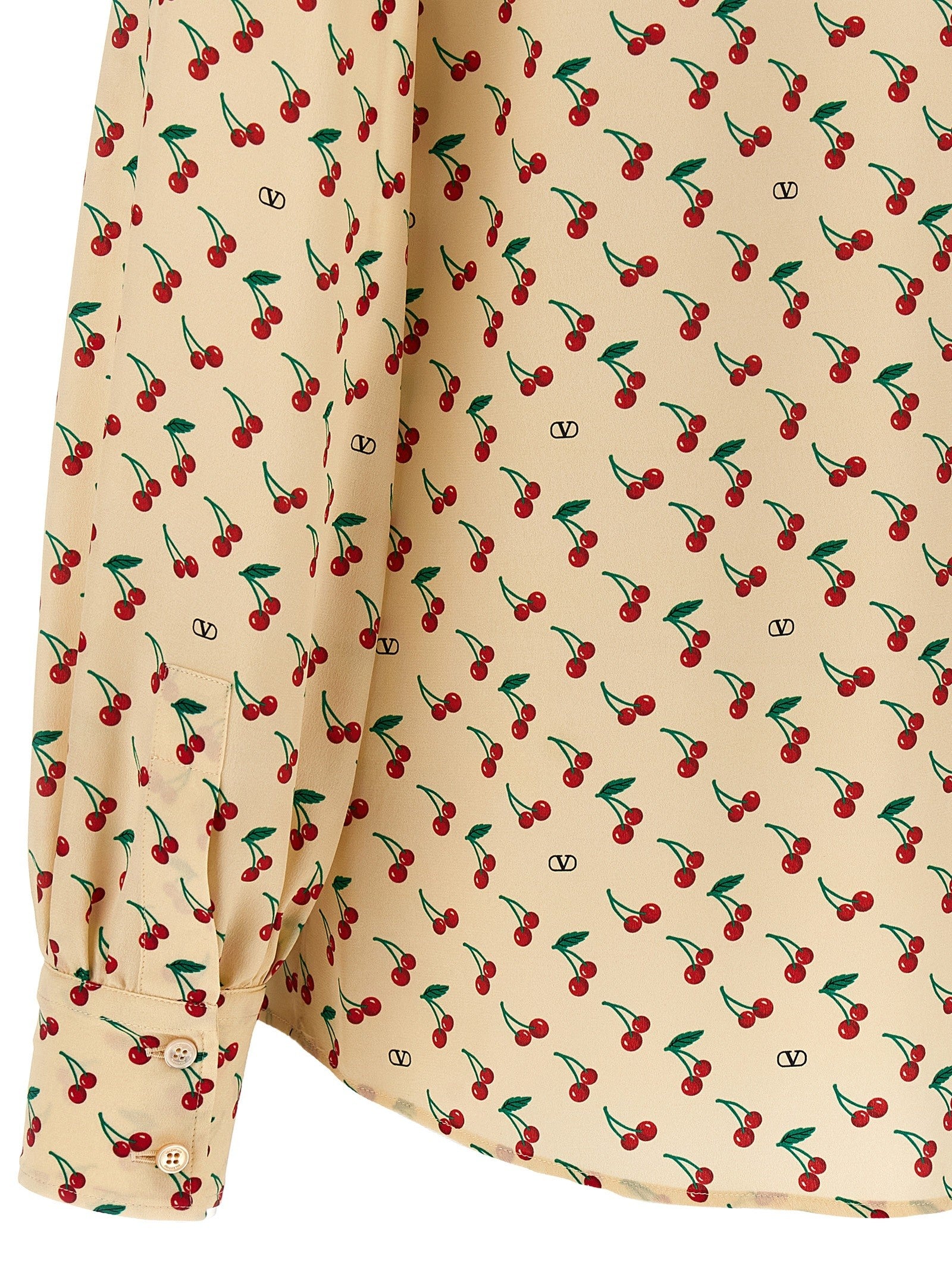 Valentino Valentino Garavani Cherryfic Shirt Beige