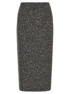 Valentino Valentino Garavani Chevron Bouclé Skirt White