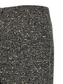 Valentino Valentino Garavani Chevron Bouclé Skirt White