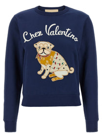 Valentino Valentino Garavani Chez Valentino Sweatshirt Blue