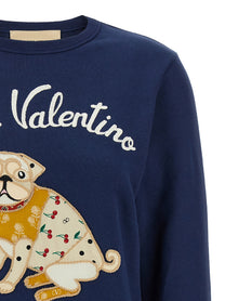 Valentino Valentino Garavani Chez Valentino Sweatshirt Blue