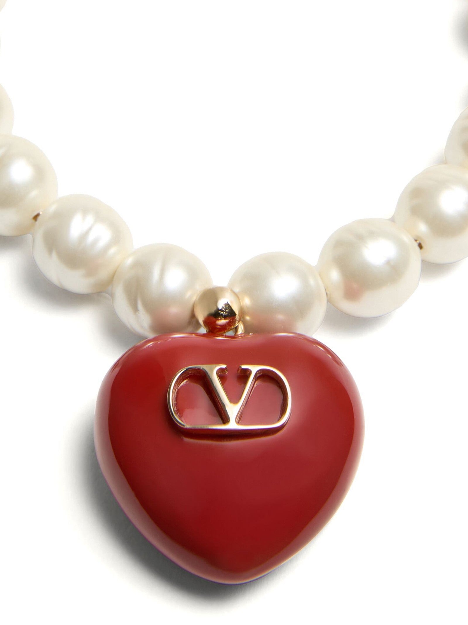 Valentino Valentino Garavani Coeur Royal Bracelet Red