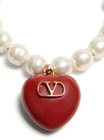 Valentino Valentino Garavani Coeur Royal Bracelet Red