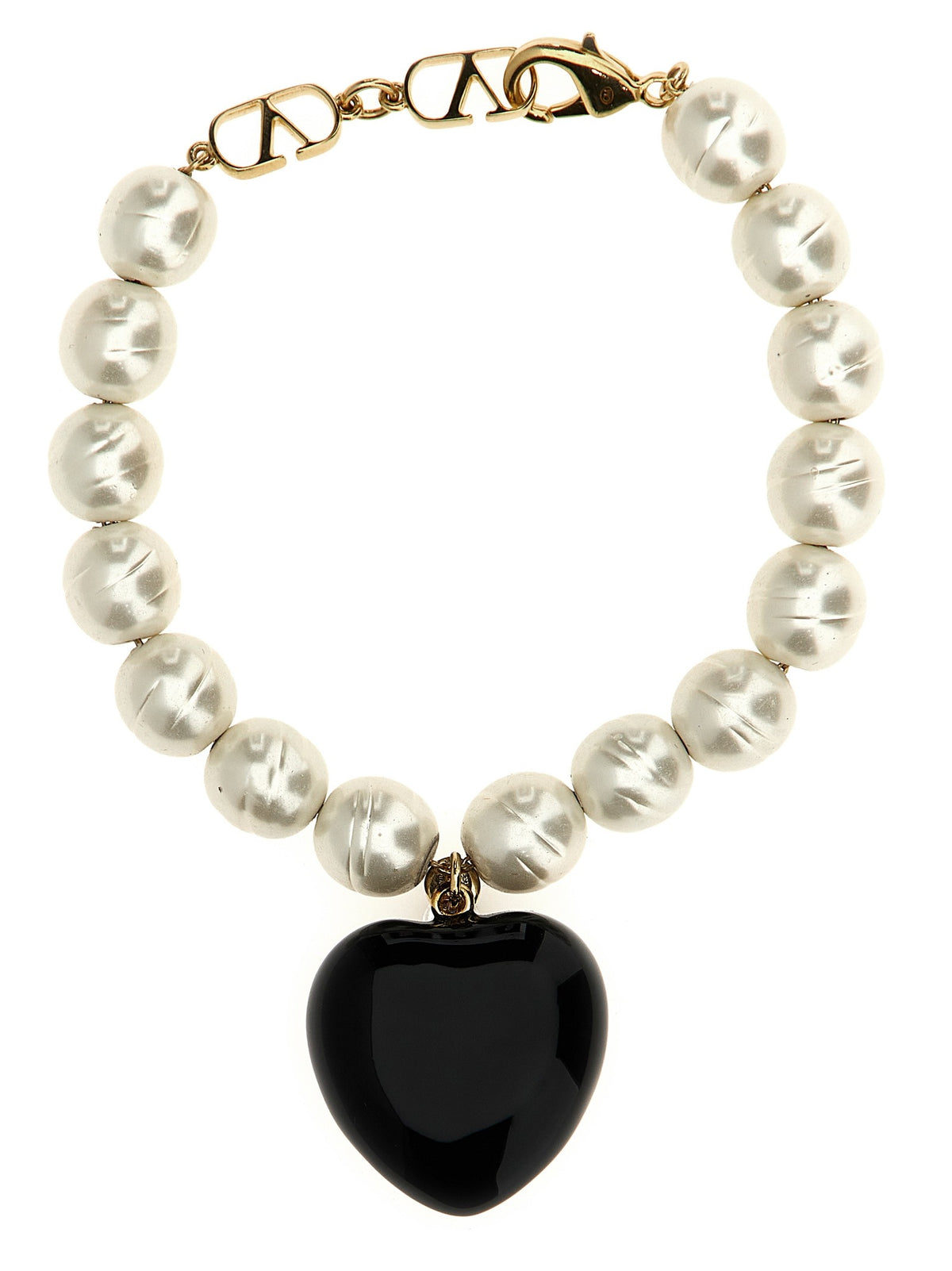 Valentino Valentino Garavani Coeur Royal Bracelet Black