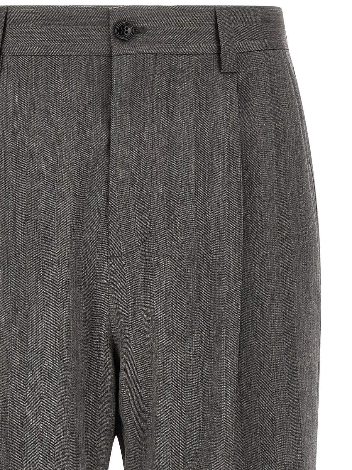 Valentino Valentino Garavani Collection Grey Pants Grey, view 3