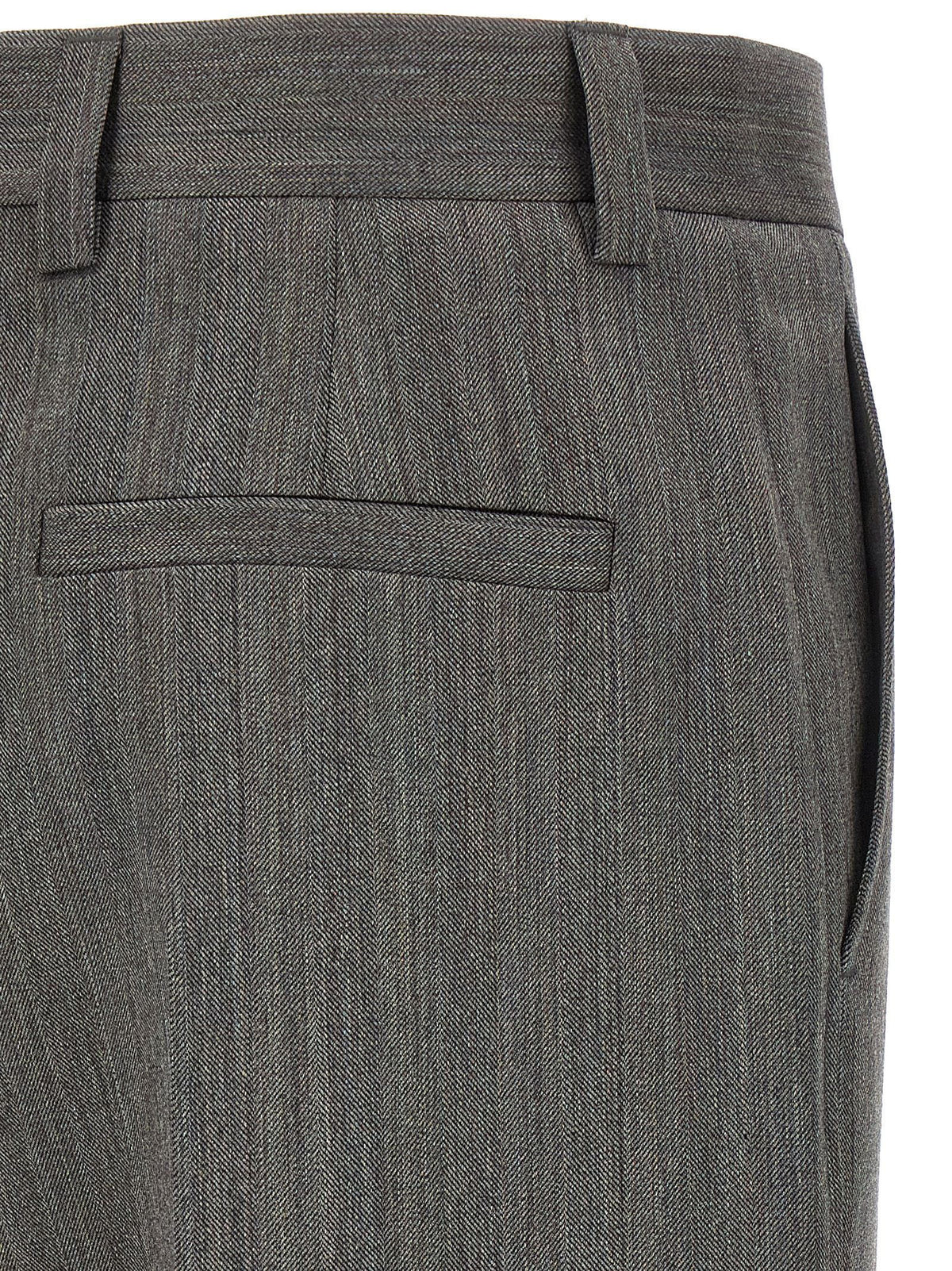Valentino Valentino Garavani Collection Grey Pants Grey, view 4