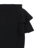 Valentino Valentino Garavani Crepe Couture Skirt Black, view 3