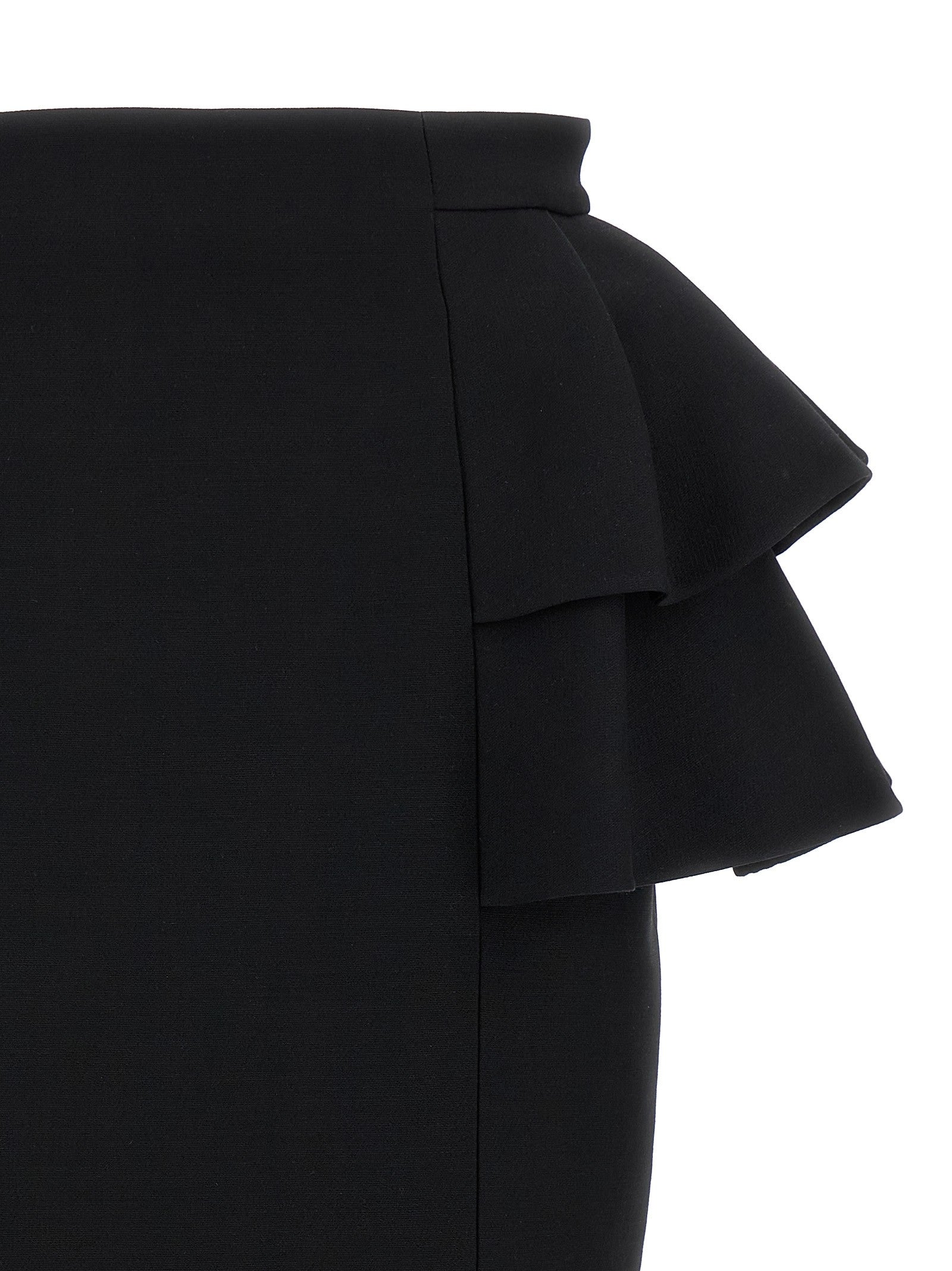 Valentino Valentino Garavani Crepe Couture Skirt Black