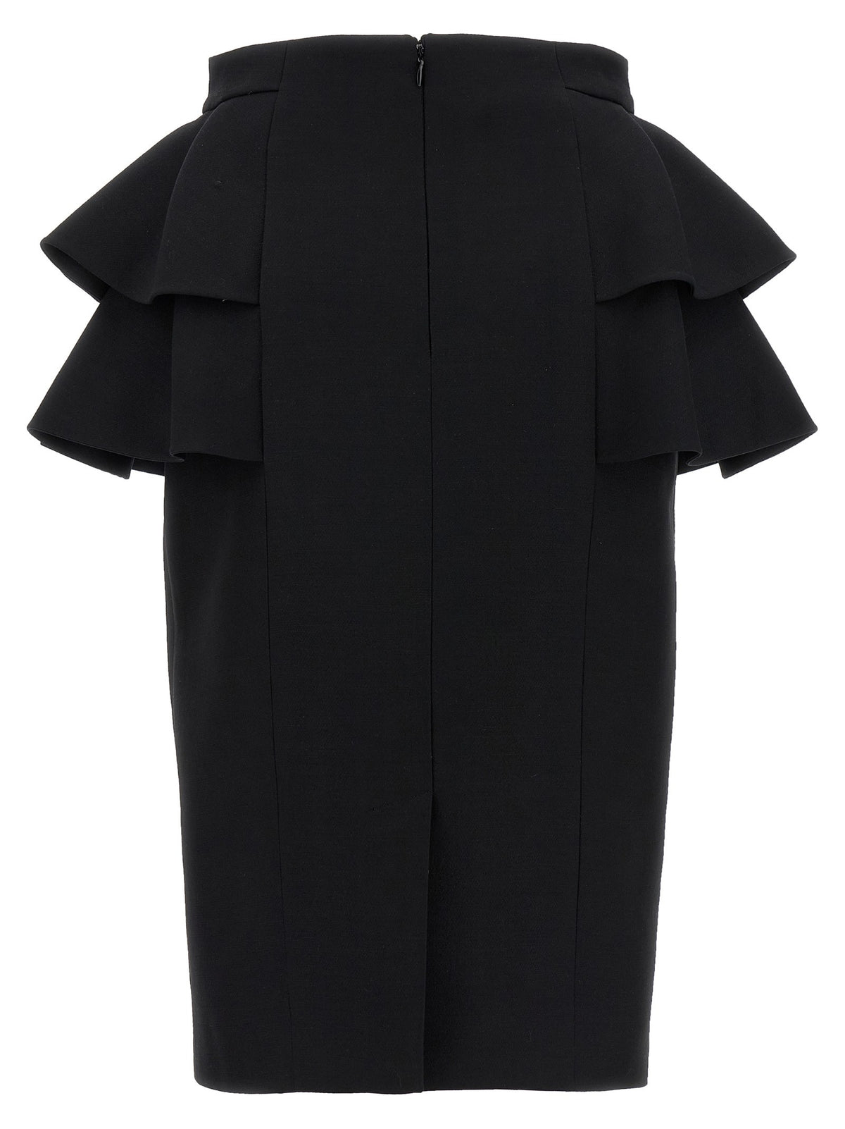 Valentino Valentino Garavani Crepe Couture Skirt Black