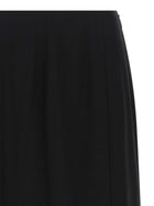 Valentino Valentino Garavani Crêpe De Chine Skirt Black, view 3