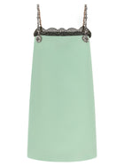 Valentino Valentino Garavani Crystal Embroidery Dress Green, view 2