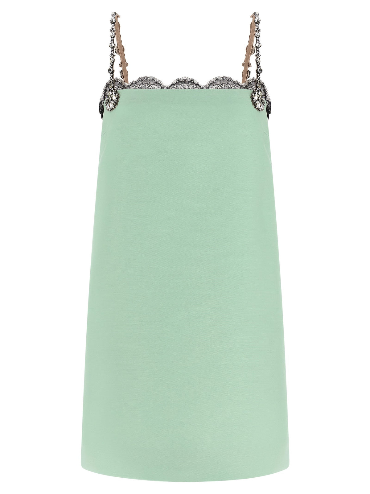 Valentino Valentino Garavani Crystal Embroidery Dress Green