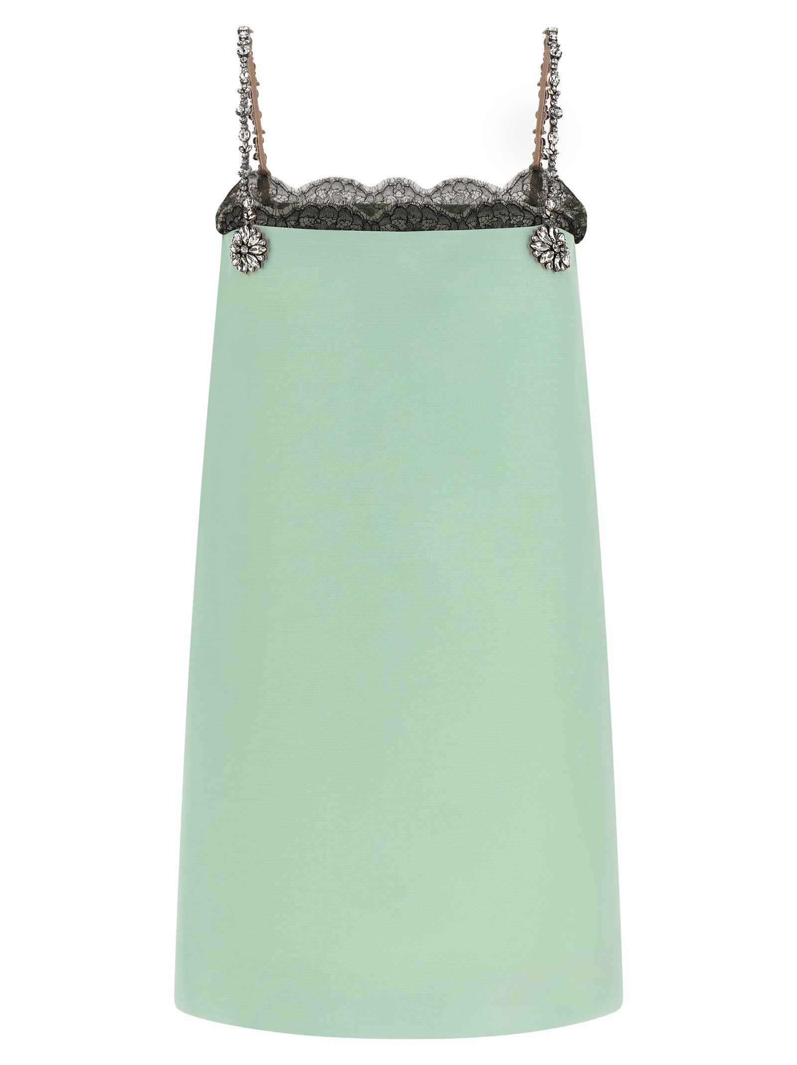 Valentino Valentino Garavani Crystal Embroidery Dress Green