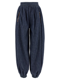 Valentino Valentino Garavani Denim Chambray Pants Blue