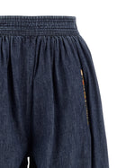Valentino Valentino Garavani Denim Chambray Pants Blue, view 3