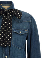Valentino Valentino Garavani Denim Shirt Blue, view 3