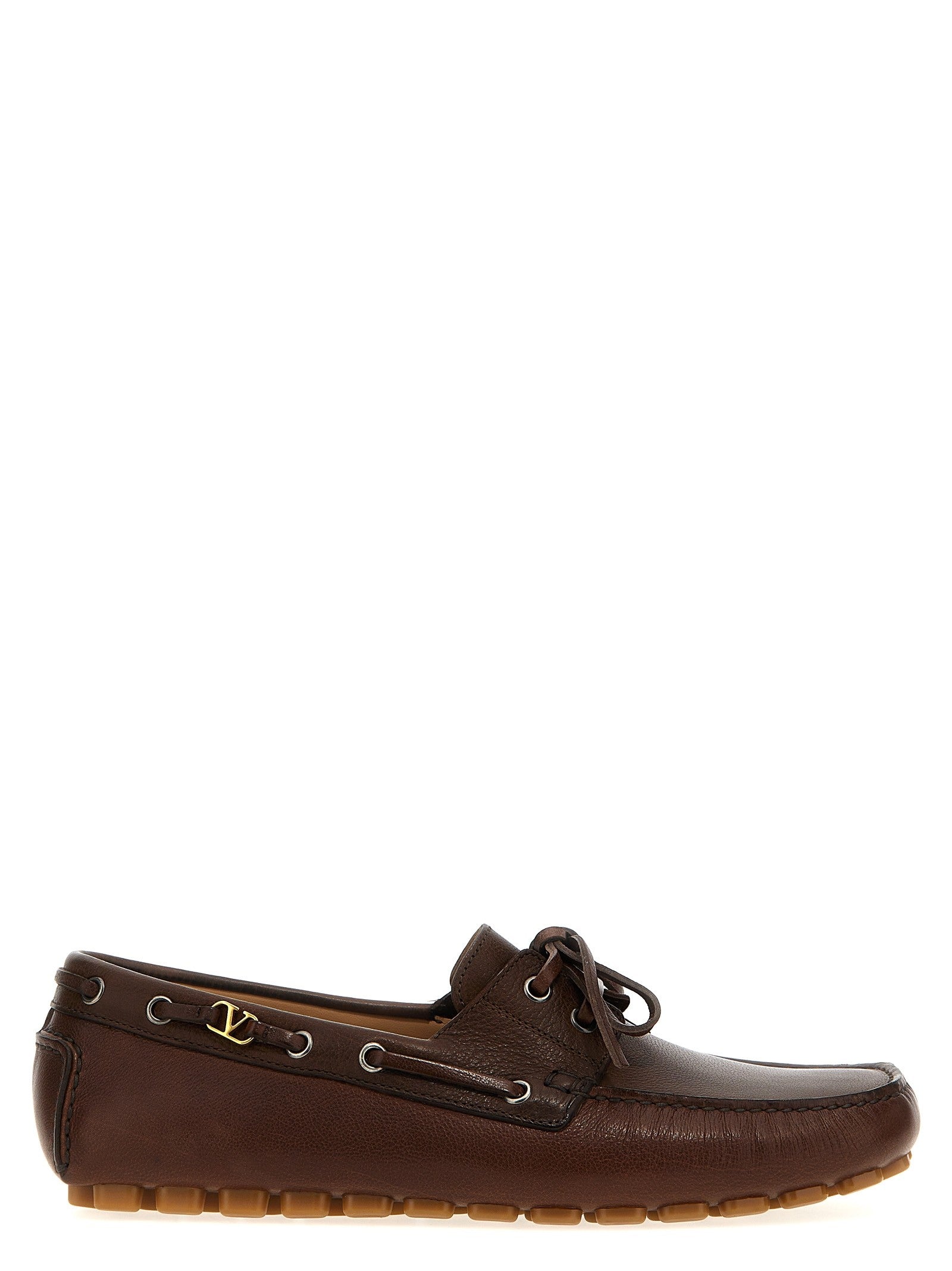 Valentino Valentino Garavani Driver Fastaway Loafers Brown