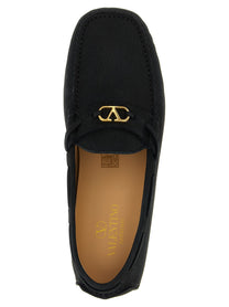 Valentino Valentino Garavani Driver Fastaway Loafers Black