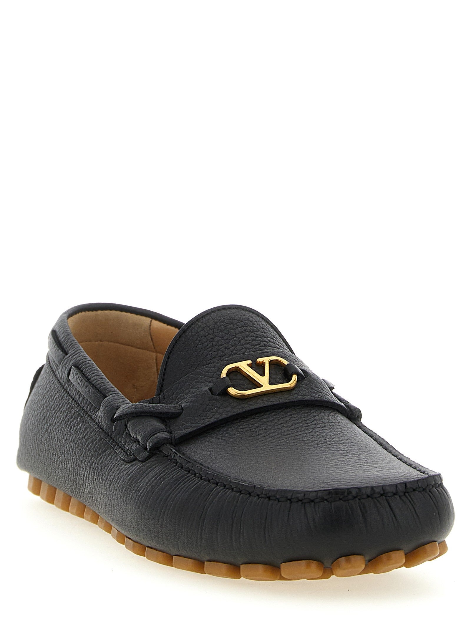 Valentino Valentino Garavani Driver Fastaway Loafers Black