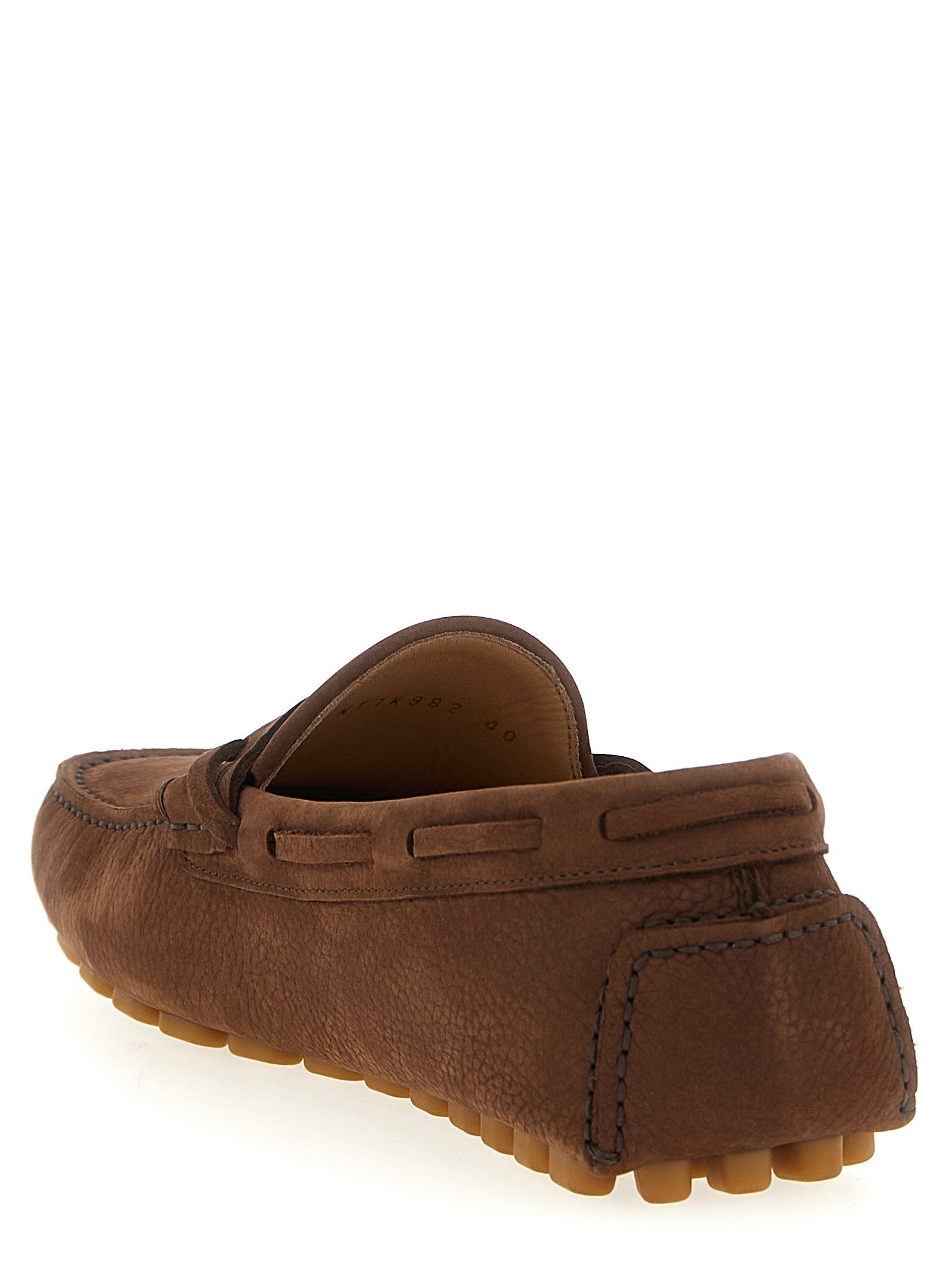 Valentino Valentino Garavani Driver Fastaway Loafers Brown