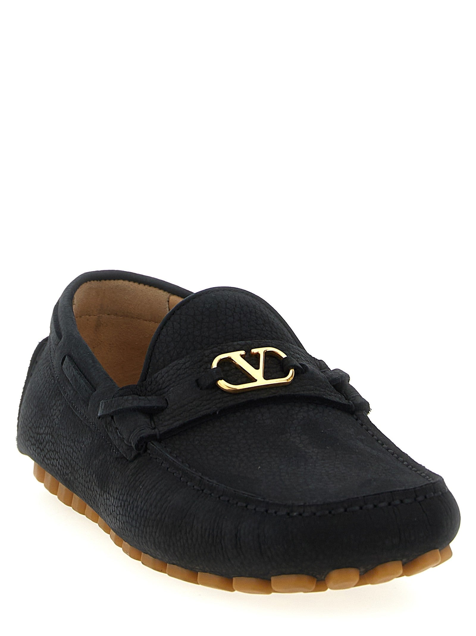 Valentino Valentino Garavani Driver Fastaway Loafers Black