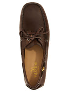 Valentino Valentino Garavani Driver Fastaway Loafers Brown, view 4