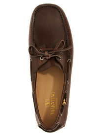Valentino Valentino Garavani Driver Fastaway Loafers Brown