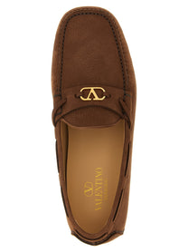 Valentino Valentino Garavani Driver Fastaway Loafers Brown