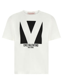 VALENTINO GARAVANI - VALENTINO GARAVANI - Valentino Garavani ’Chez Valentino’ T-shirt - Men’s Tops