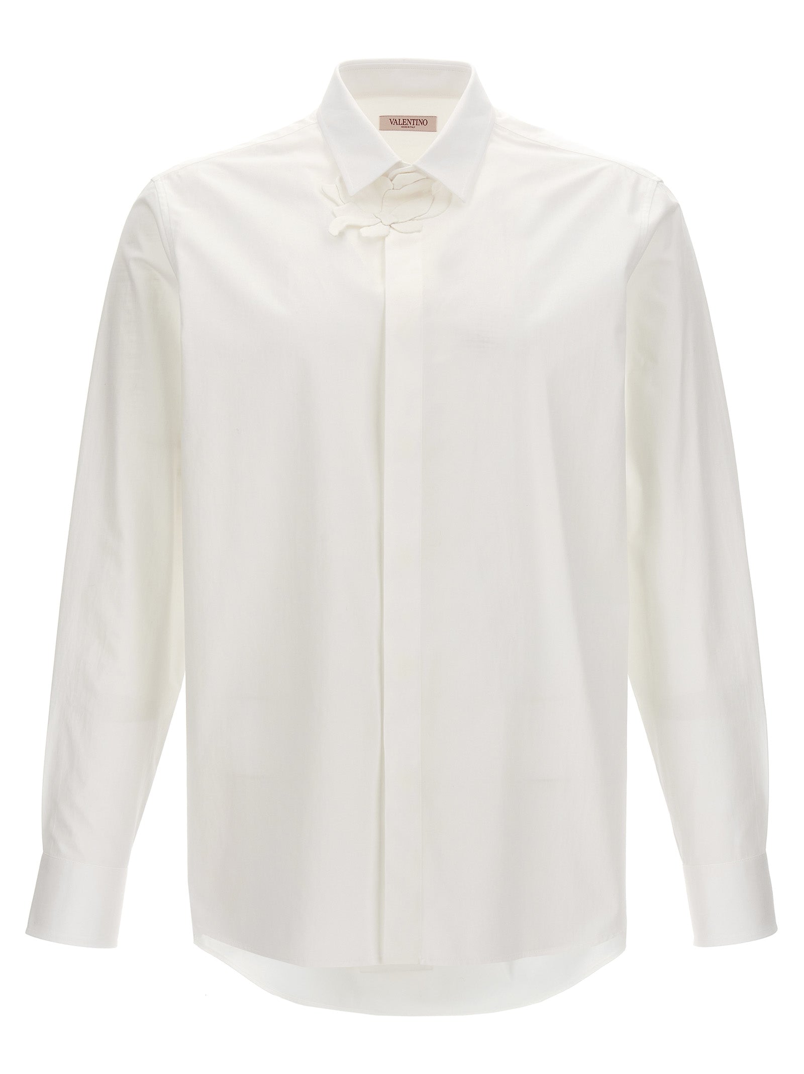 VALENTINO GARAVANI - VALENTINO GARAVANI - Valentino shirt with flower patch - Men’s Tops