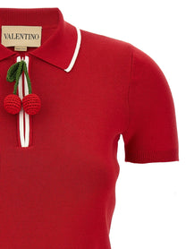 VALENTINO GARAVANI - VALENTINO GARAVANI - Valentino Garavani ’Cherryfic’ top - Women’s Tops