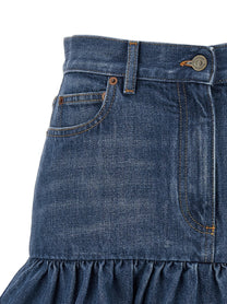VALENTINO GARAVANI - VALENTINO GARAVANI - Denim skirt - Women’s Bottoms